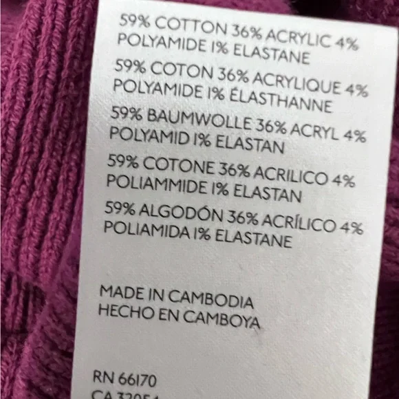 NWT $128 Free People Dreamy Mulberry Tunic (Oversized) Sweater - Medium - Picture 8 of 8